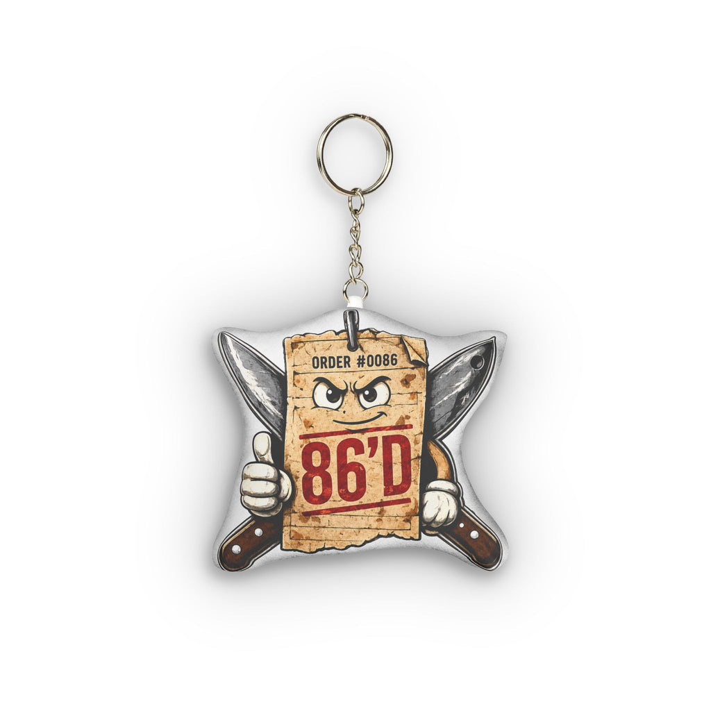 Custom Shape Mini Plush Keychain