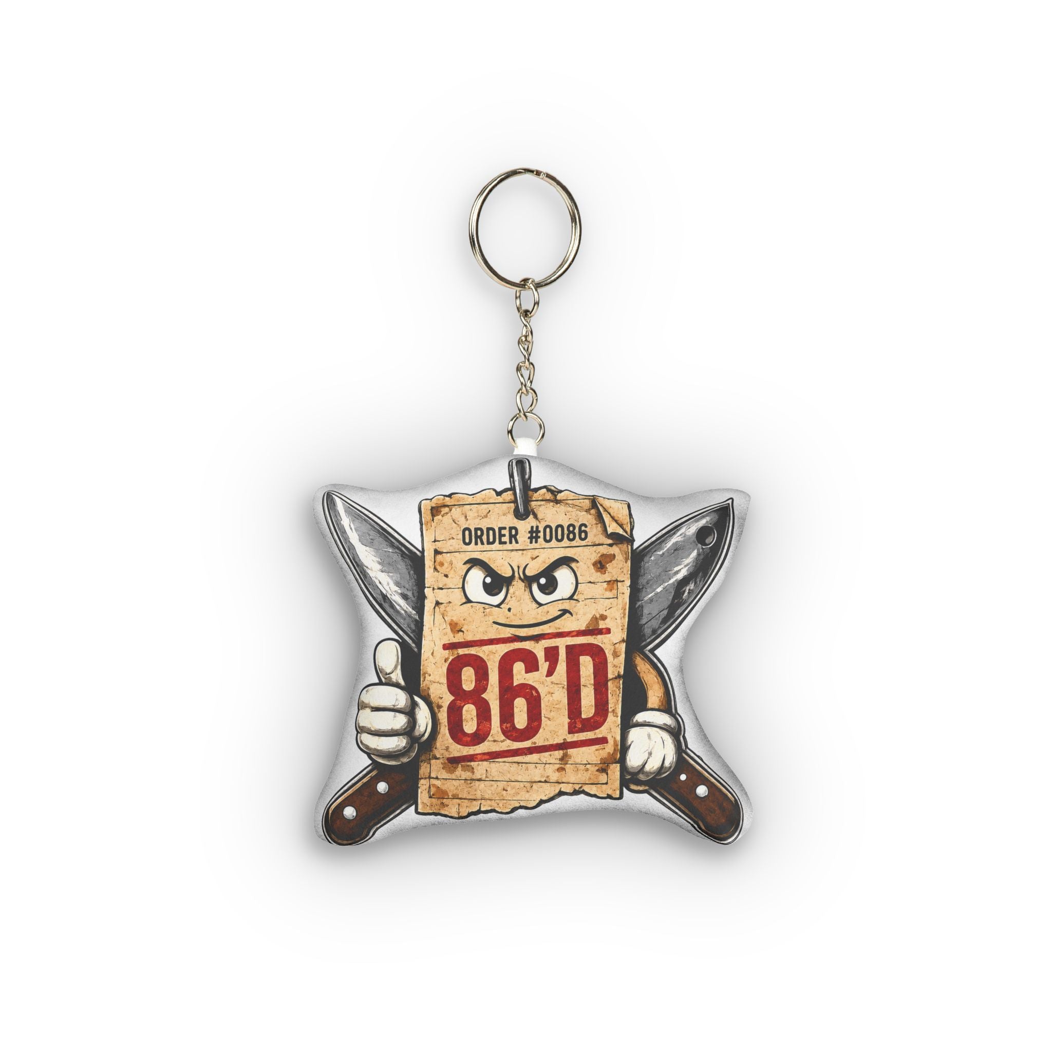 Custom Shape Mini Plush Keychain