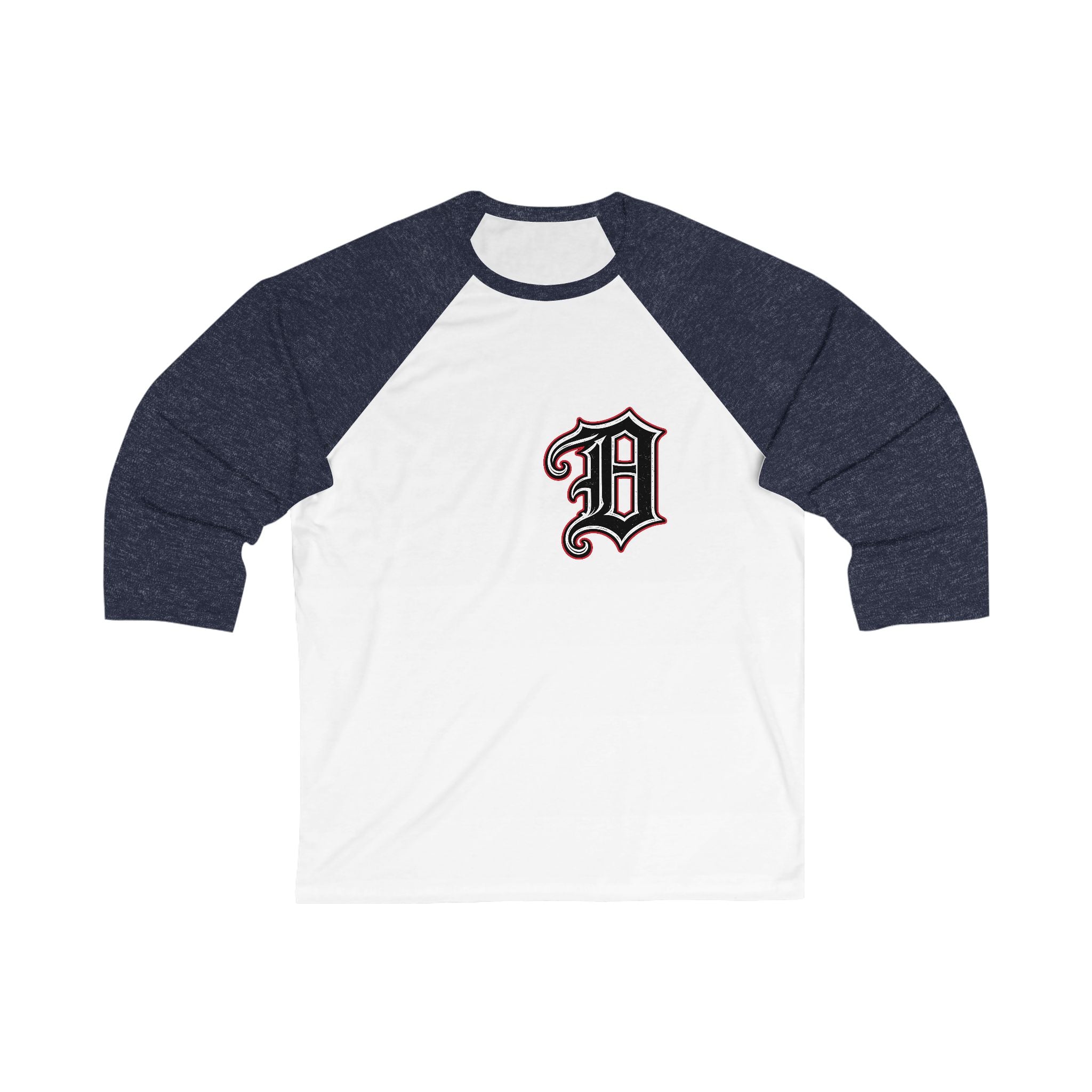 Unisex 3\4 Sleeve Baseball Tee