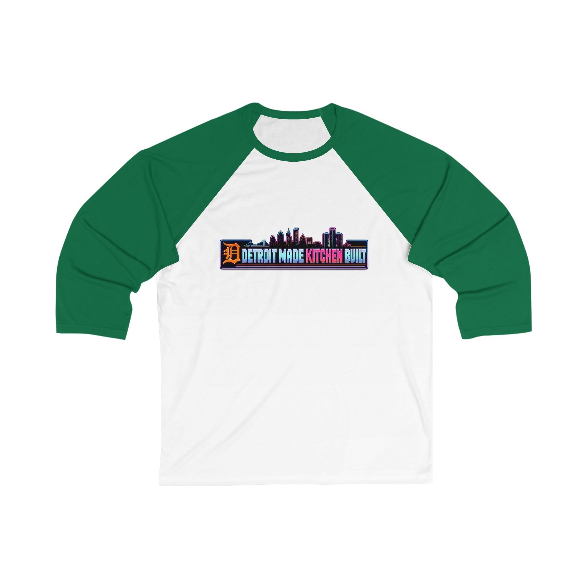 Unisex 3\4 Sleeve Baseball Tee