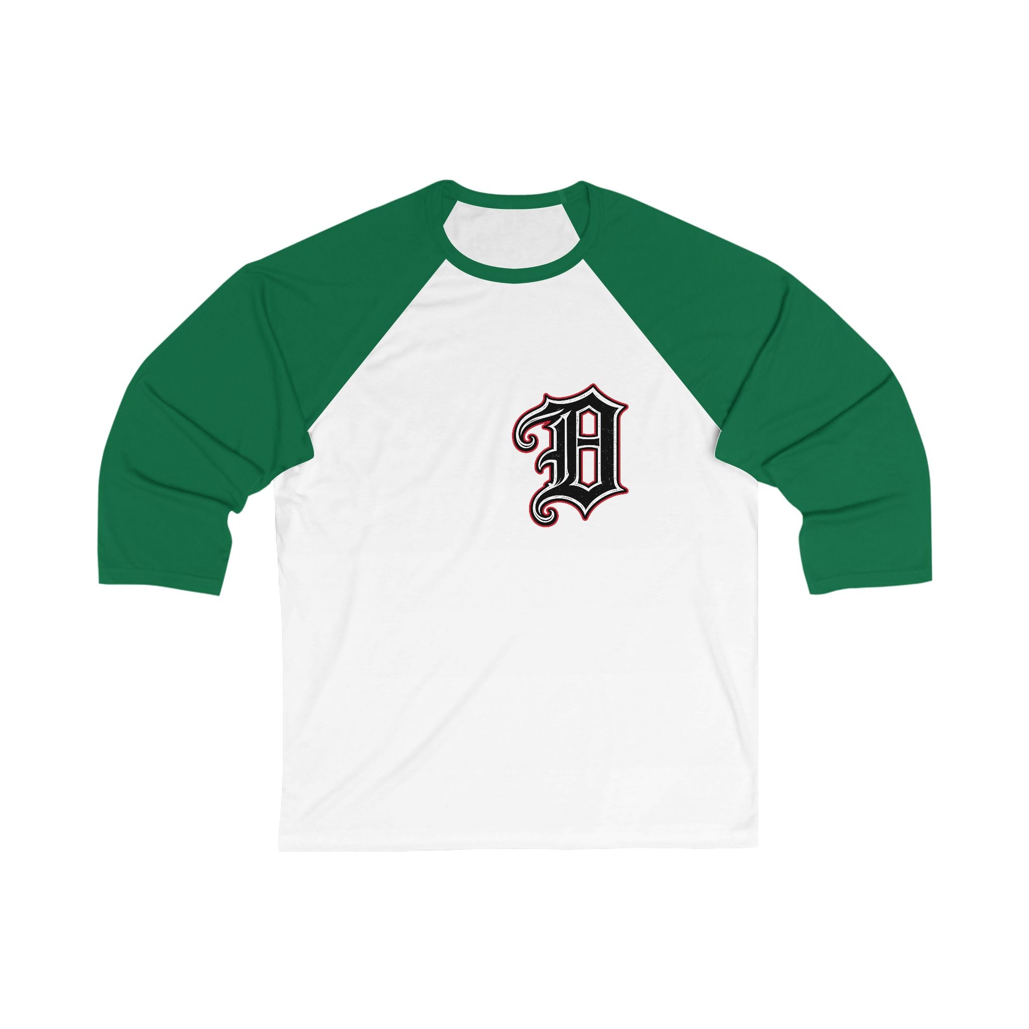 Unisex 3\4 Sleeve Baseball Tee