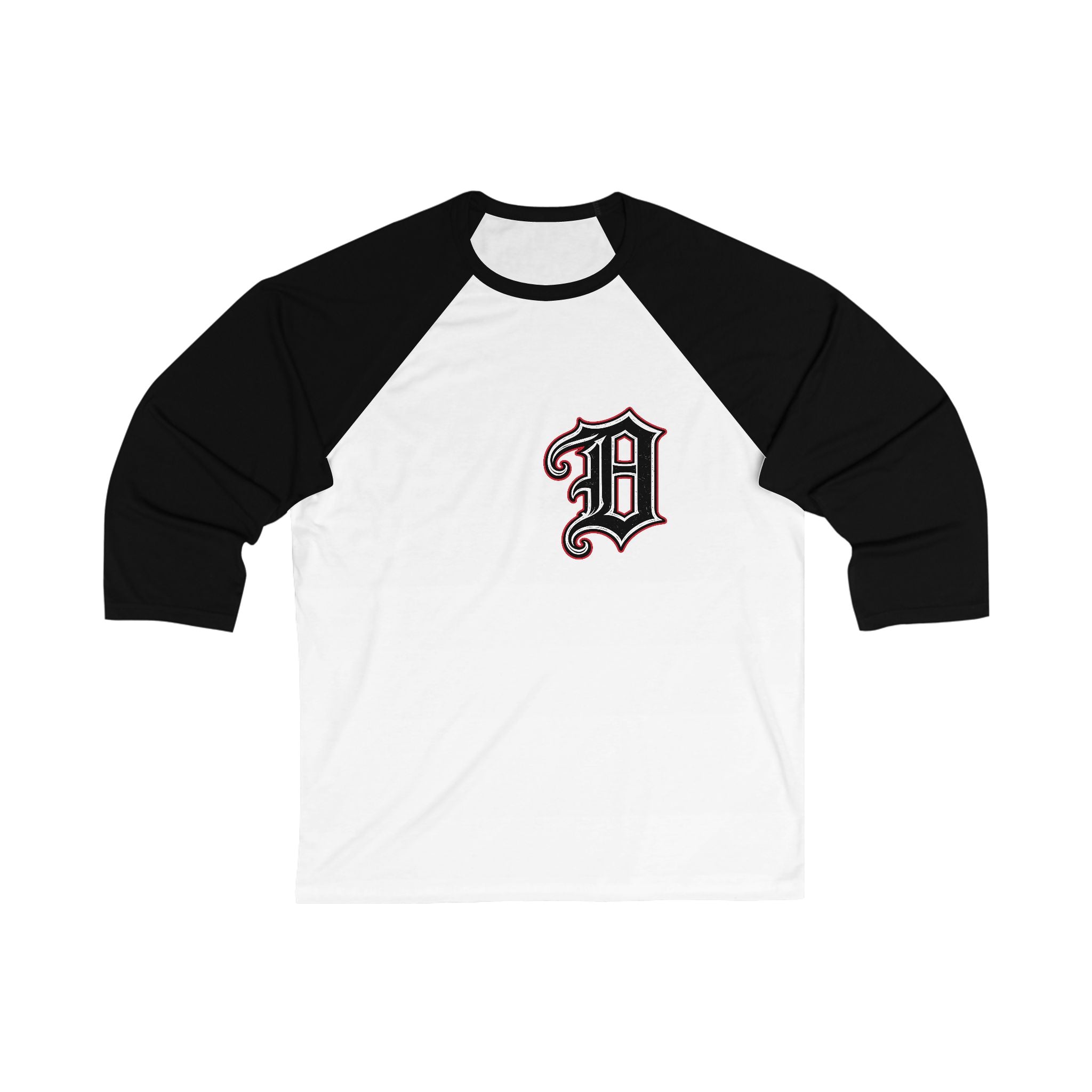 Unisex 3\4 Sleeve Baseball Tee
