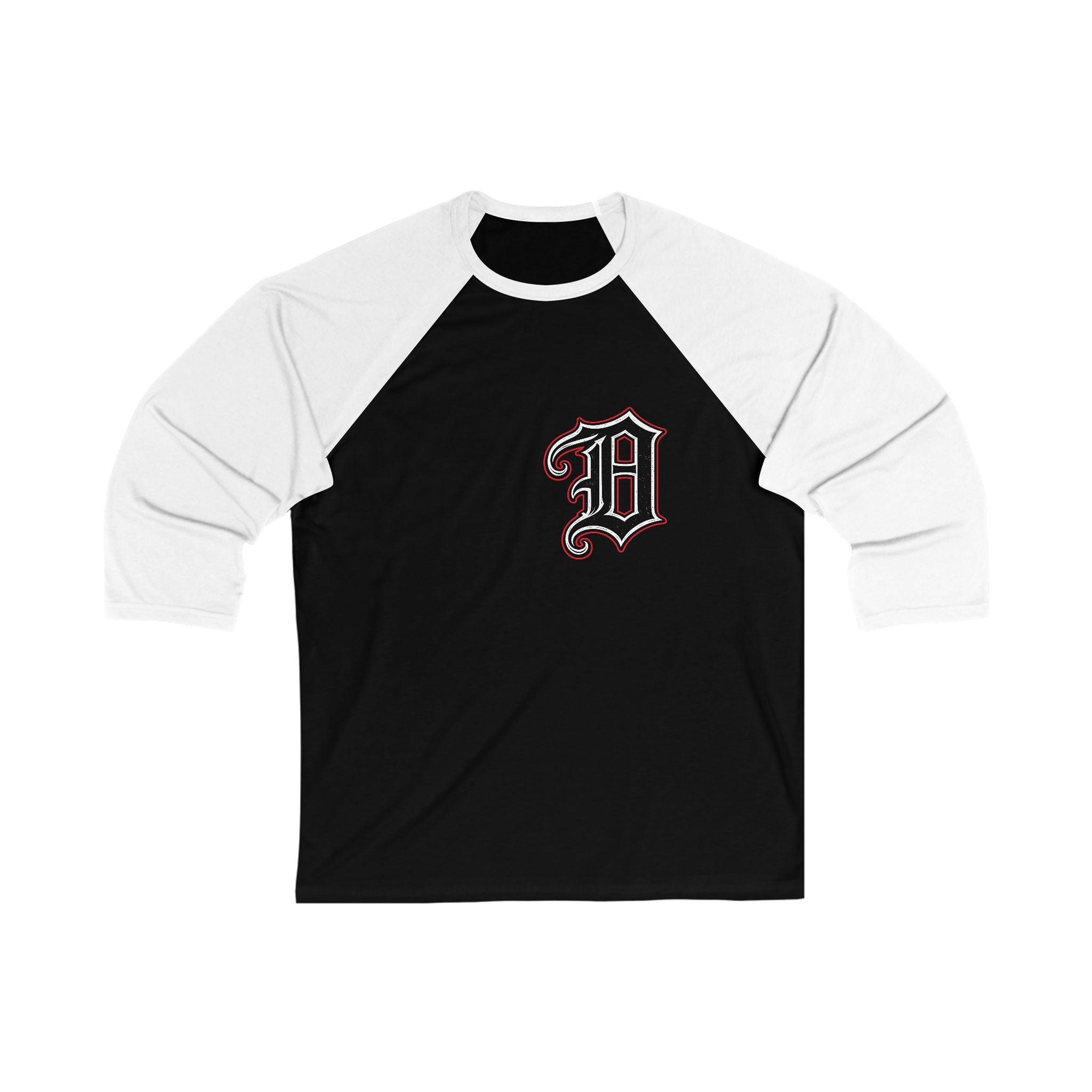Unisex 3\4 Sleeve Baseball Tee